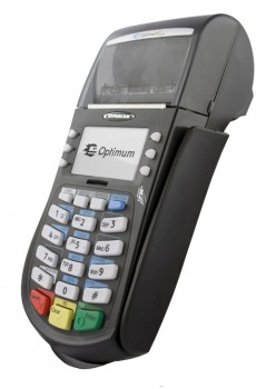 Spire Hypercom Optimum T4220 EMV IP/Dial Credit Card POS Terminal Kartenleser 